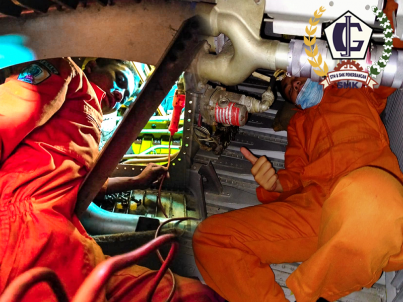 PRAKTEK KERJA INDUSTRI SMK PENERBANGAN GUTAMA DI SKATEK 021 