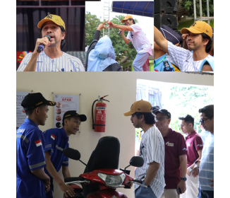 KUNJUNGAN AKTOR ARIYO WAHAB